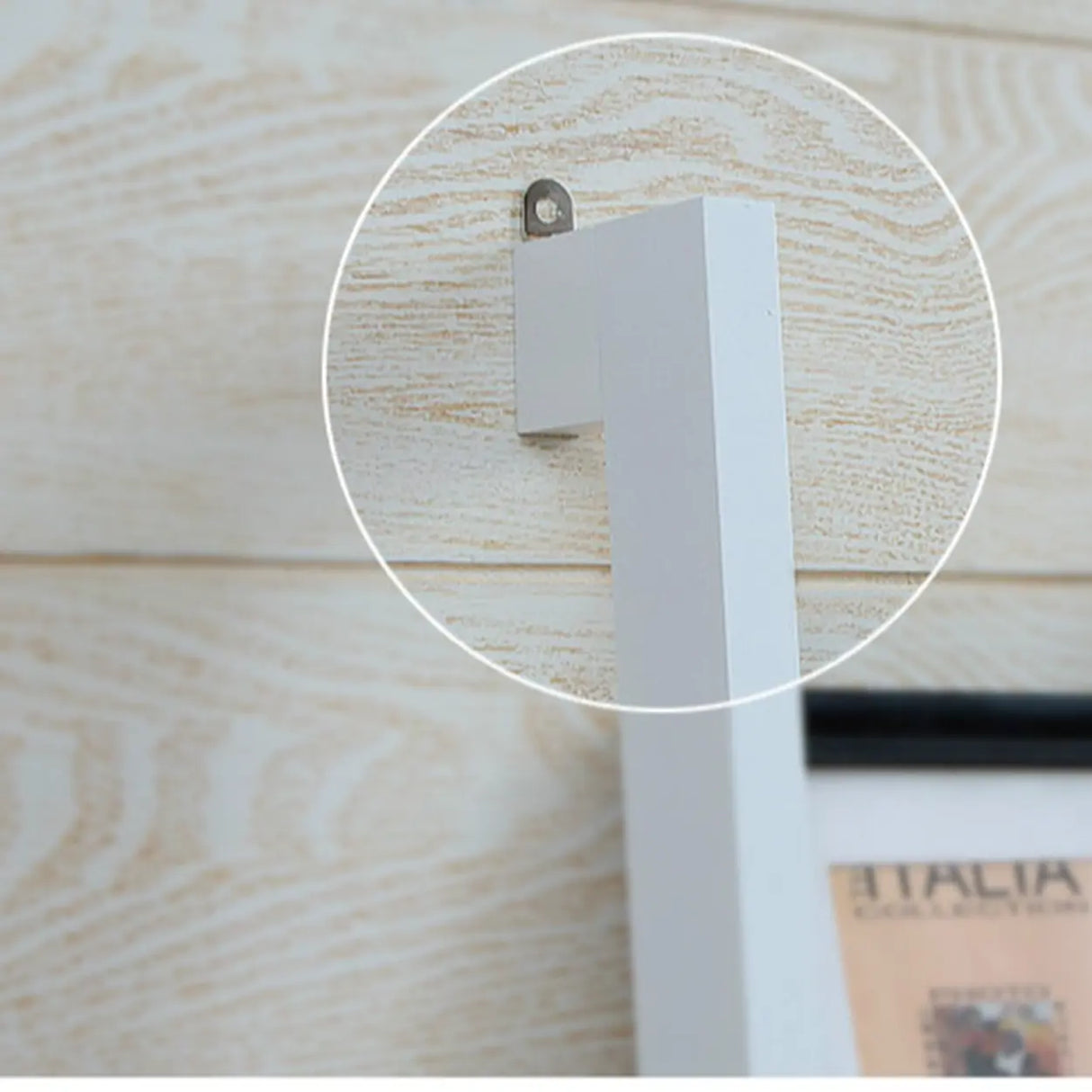 Modern Causal Open Shelves Wood Corner Ladder Bookcase Image - 7