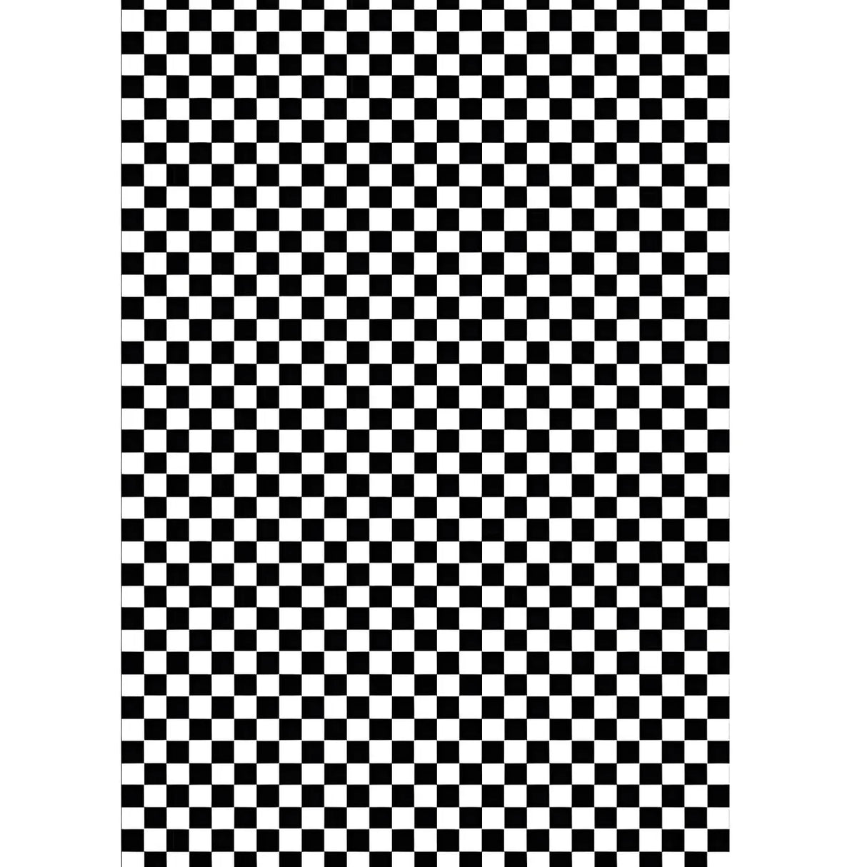 Modern Checkered Polyester Green Anti-Slip Rug Image - 11