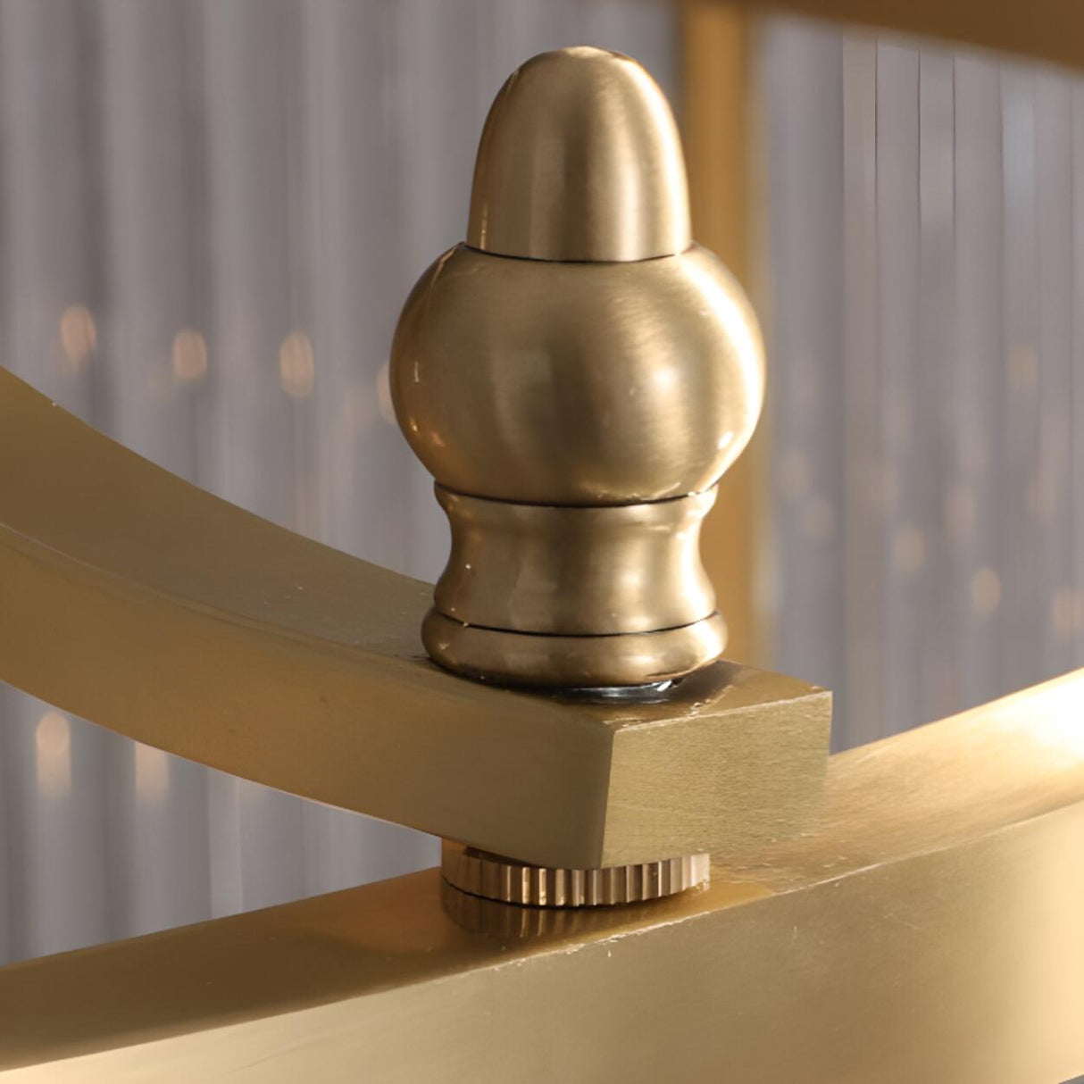 Modern Clear Glass Drum Chandelier, Adjustable Height Image - 11