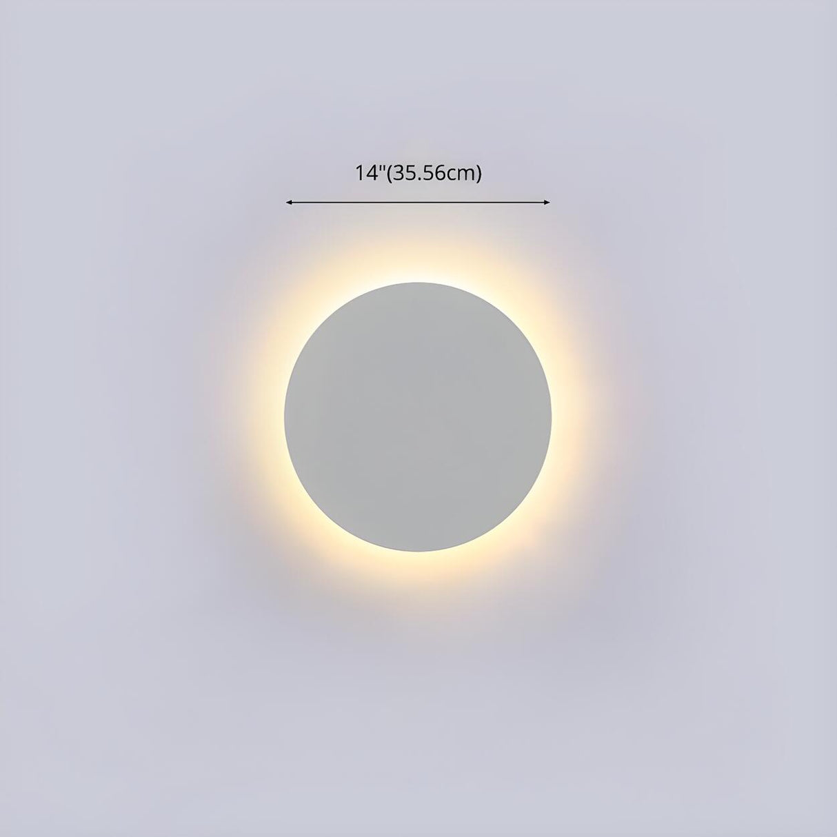 Modern Colorful Circle Metal Bedroom Wall Sconce Image - 10