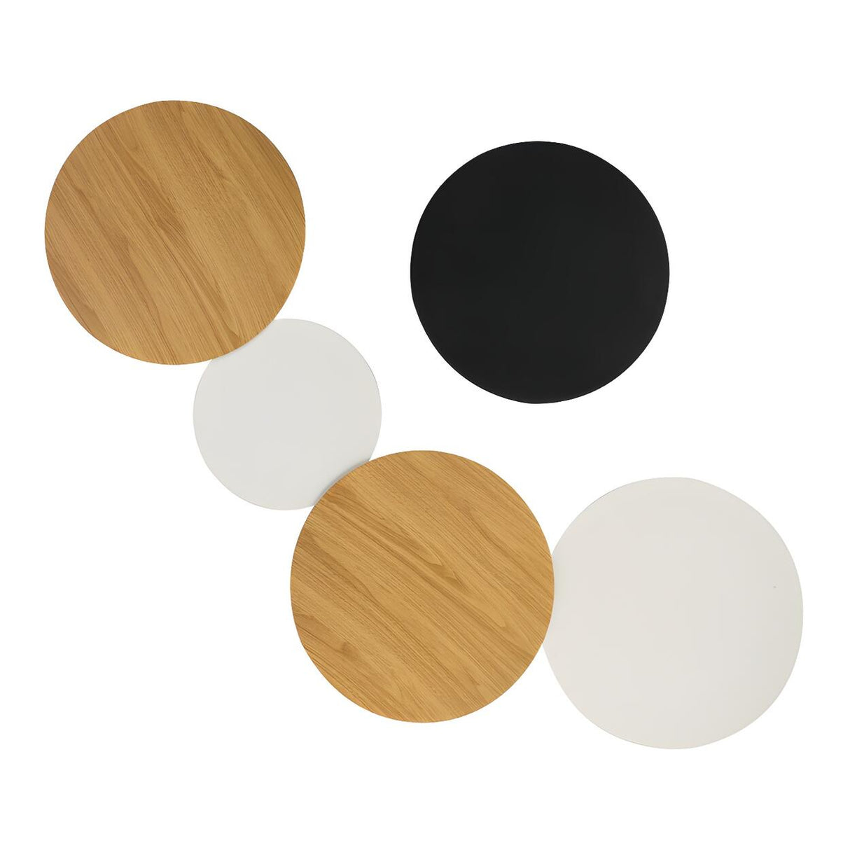 Modern Colorful Circle Metal Bedroom Wall Sconce Image - 9