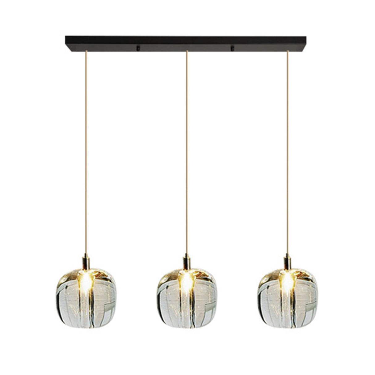 Modern Colorful Cube Mirrored Glass Pendant Light Image - 15