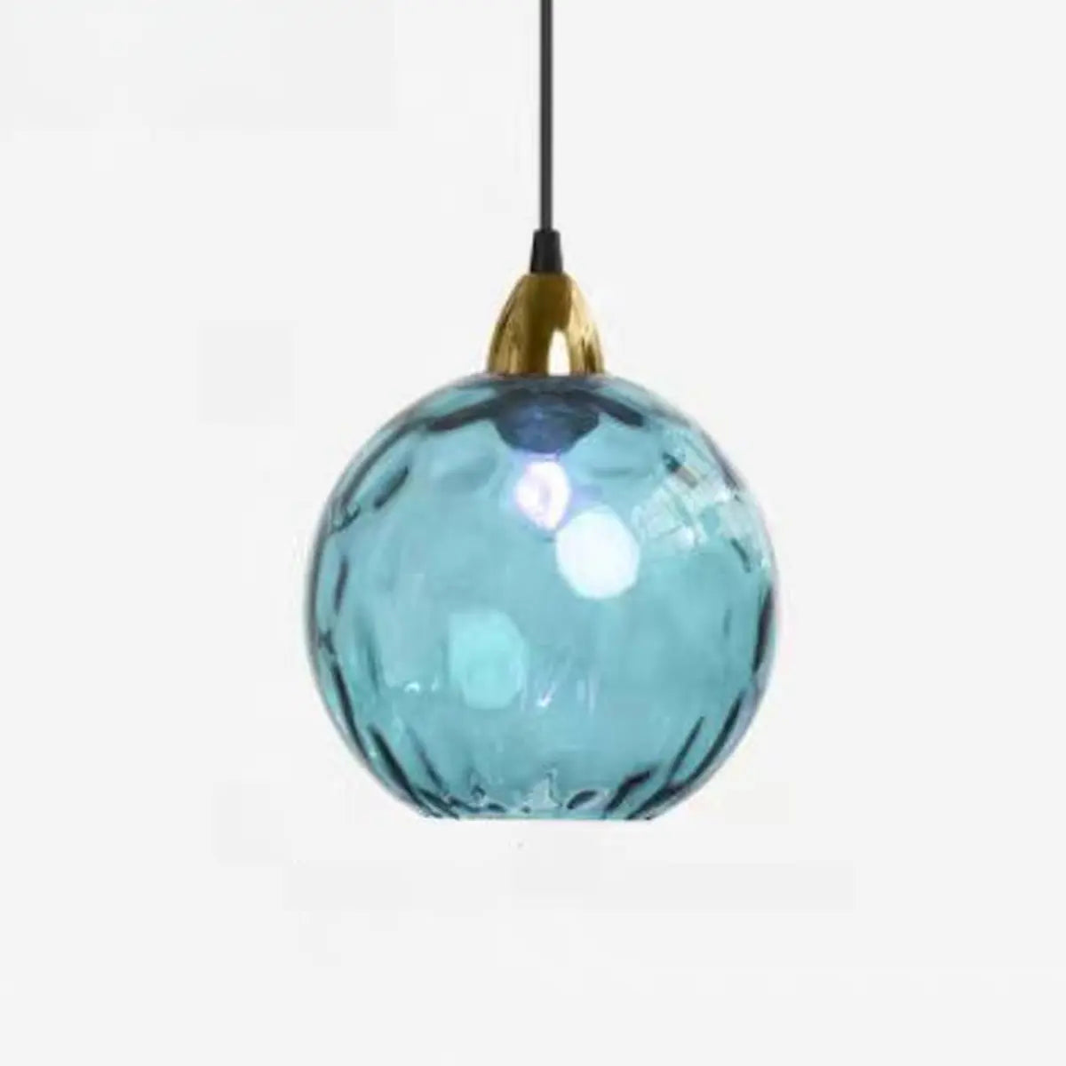 Modern Colorful Glass Globe Ball Cluster Pendant Light Image - 12