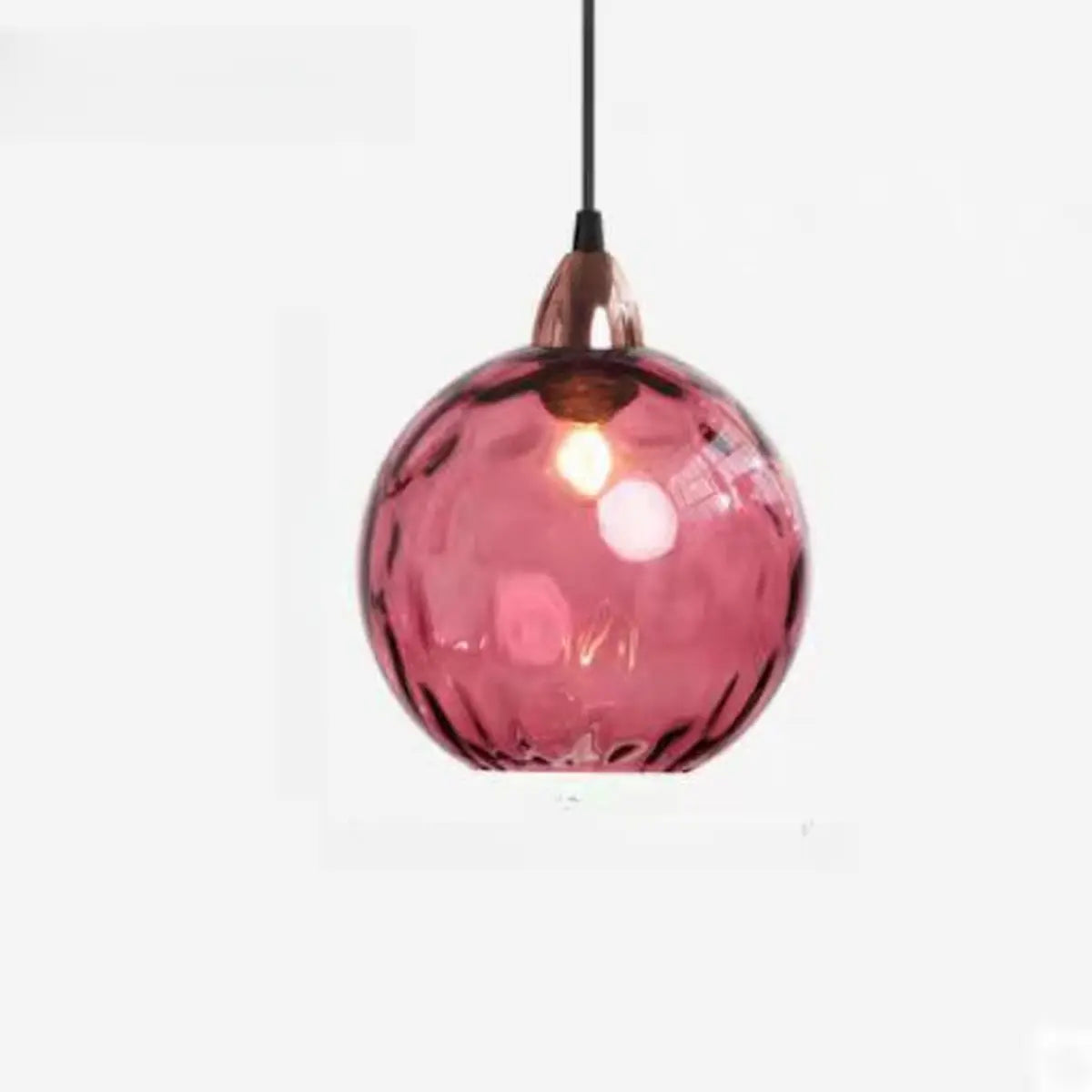 Modern Colorful Glass Globe Ball Cluster Pendant Light Image - 13
