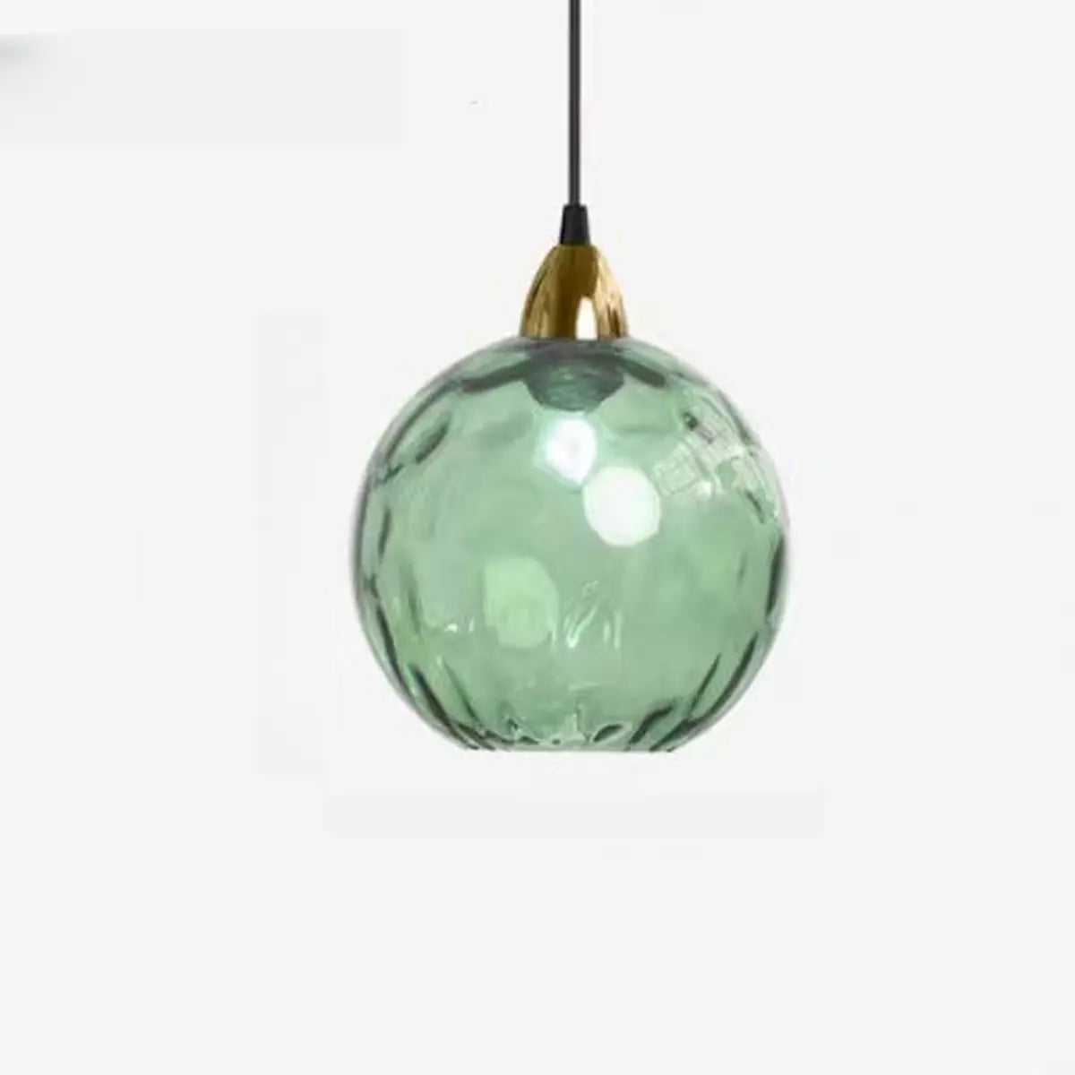 Modern Colorful Glass Globe Ball Cluster Pendant Light Image - 7