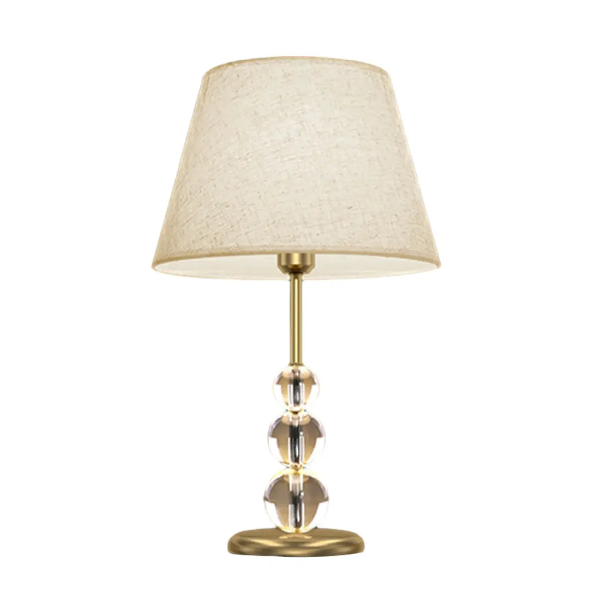 Modern Crystal Ball Base Table Lamp with Rocker Switch Image - 5