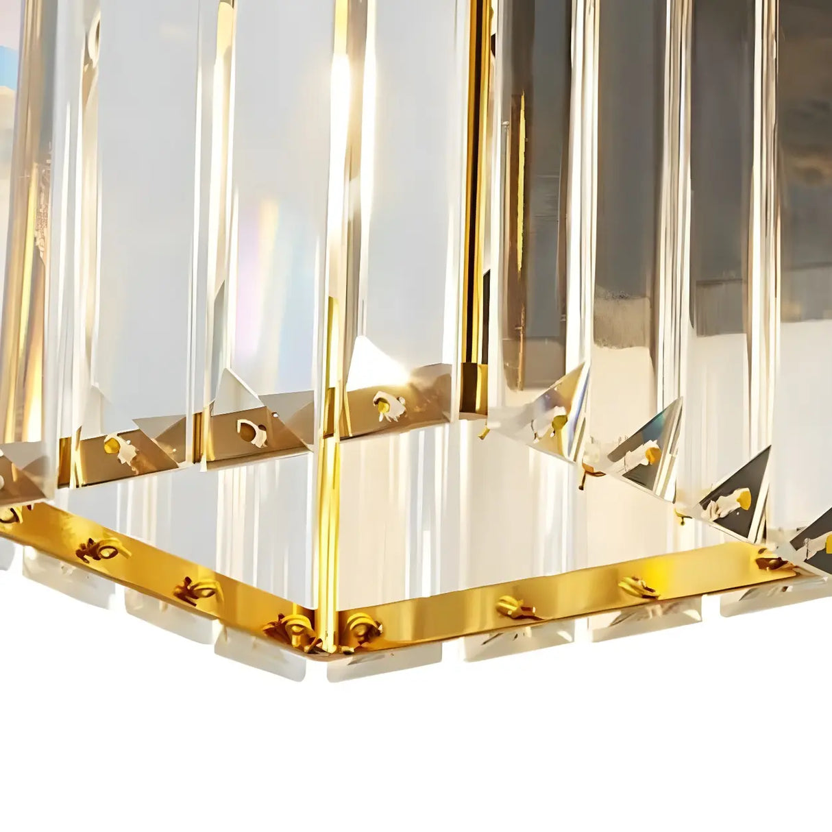 Modern Crystal Bathroom Vanity Light with Gold Finish Image - 14