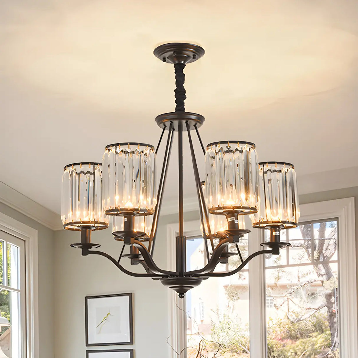Modern Crystal Glass Chandelier for Dining & Living Room Image - 11