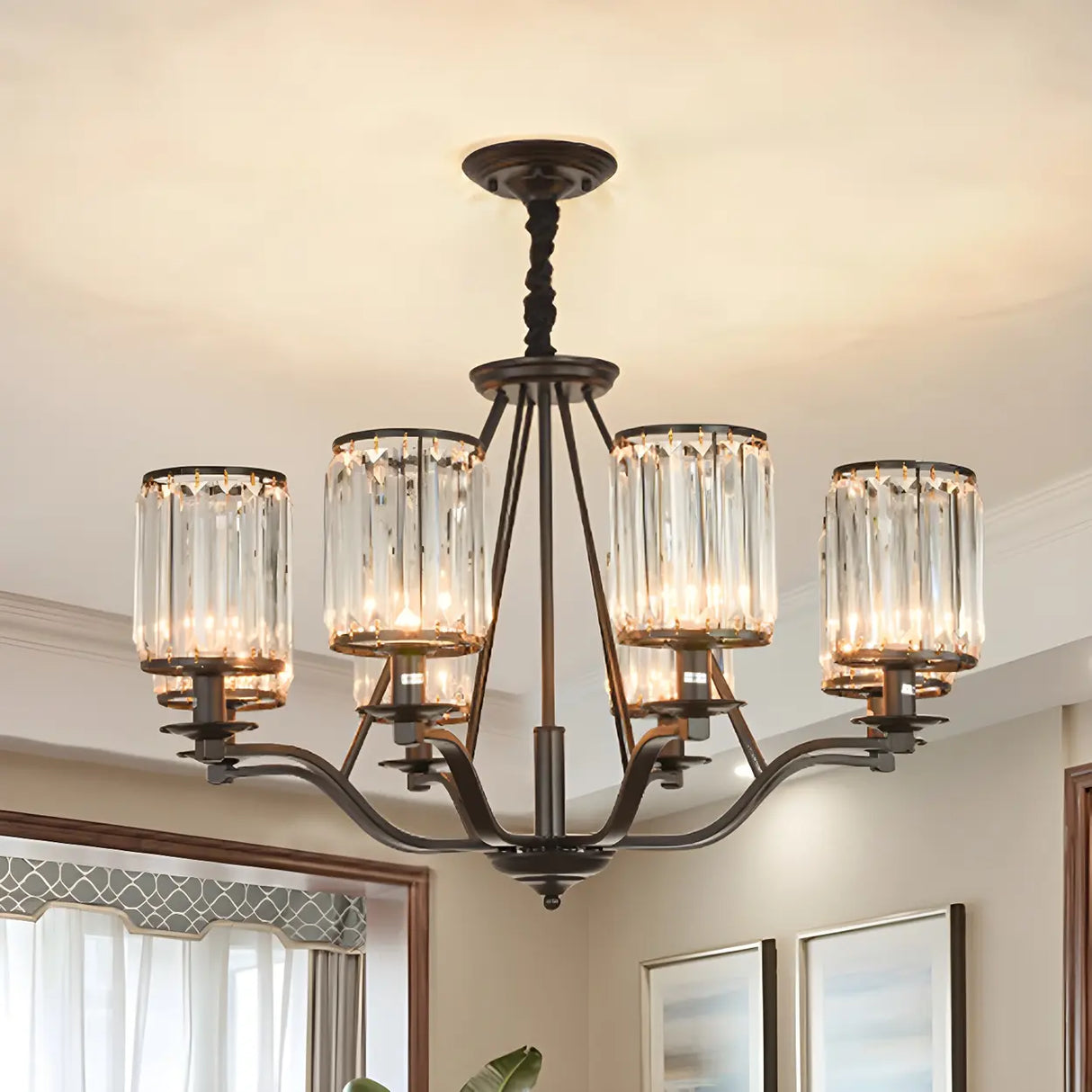 Modern Crystal Glass Chandelier for Dining & Living Room Image - 2