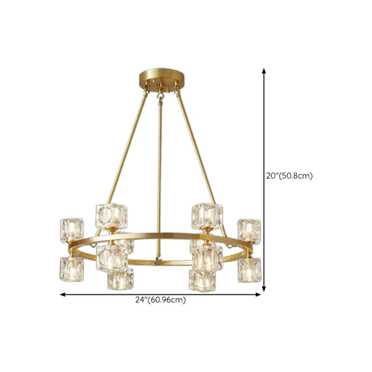 Modern Crystal Glass Pendant Lamp for Living Room Image - 18