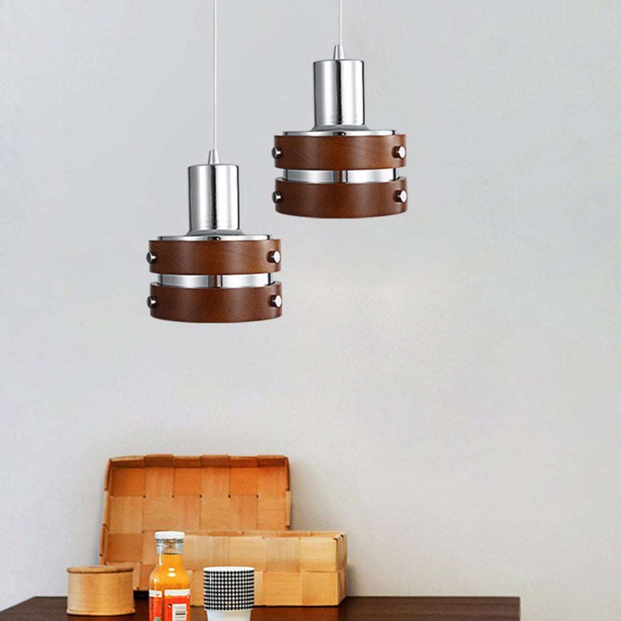 Modern Crystal Gold Cage Cylinder Pendant Lights Image - 13