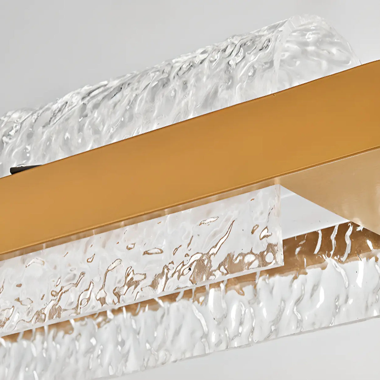 Modern Crystal LED Linear Pendant Light for Kitchen Island Image - 7