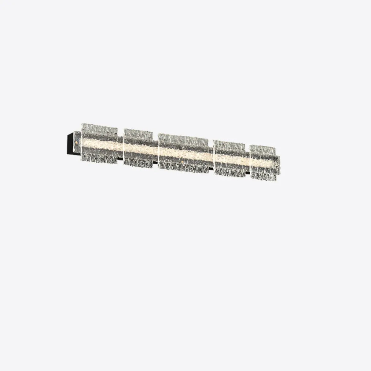 Modern Crystalline LED Vanity Light for Bathroom Décor Image - 2