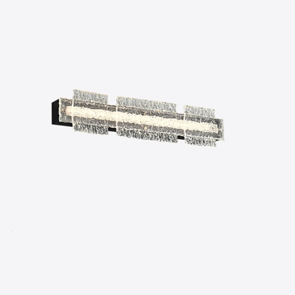 Modern Crystalline LED Vanity Light for Bathroom Décor Image - 3