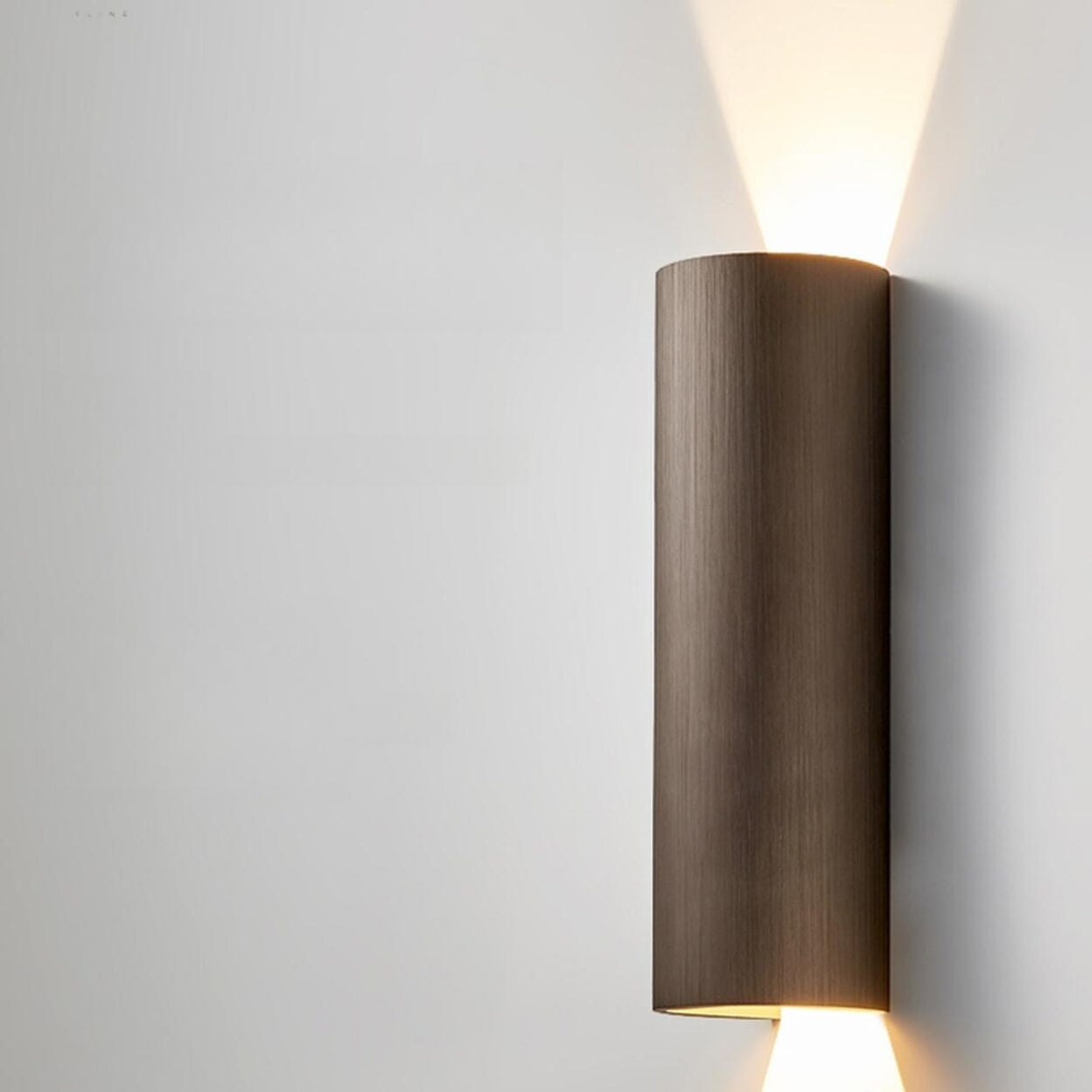 Modern Cylindrical Up Down Light Wall Sconce Image - 10