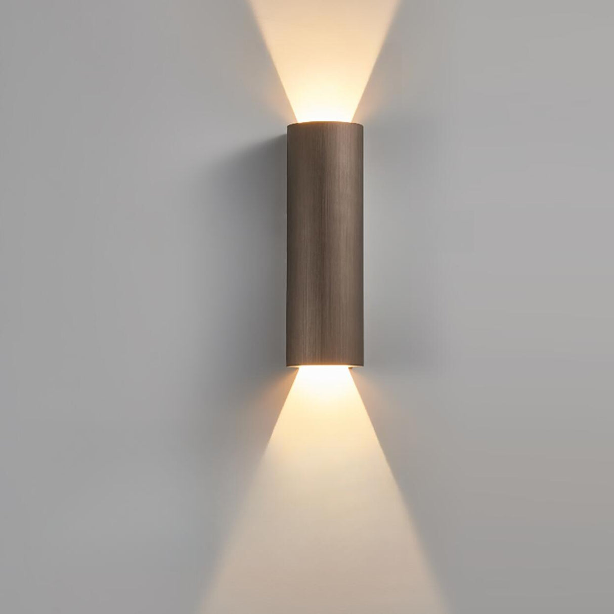 Modern Cylindrical Up Down Light Wall Sconce Image - 5