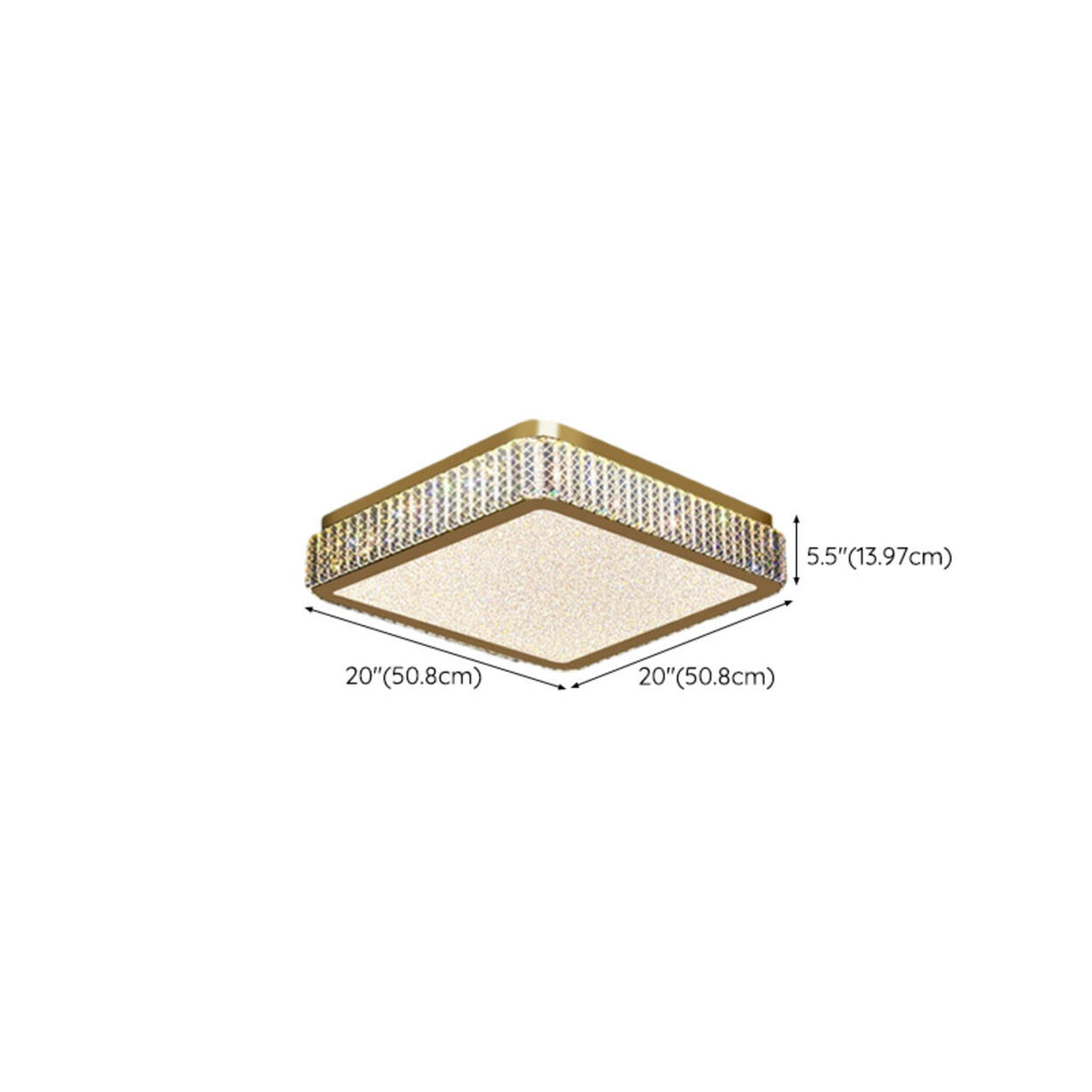 Modern Drum LED Crystal Flush Mount Ceiling Light Image - 12