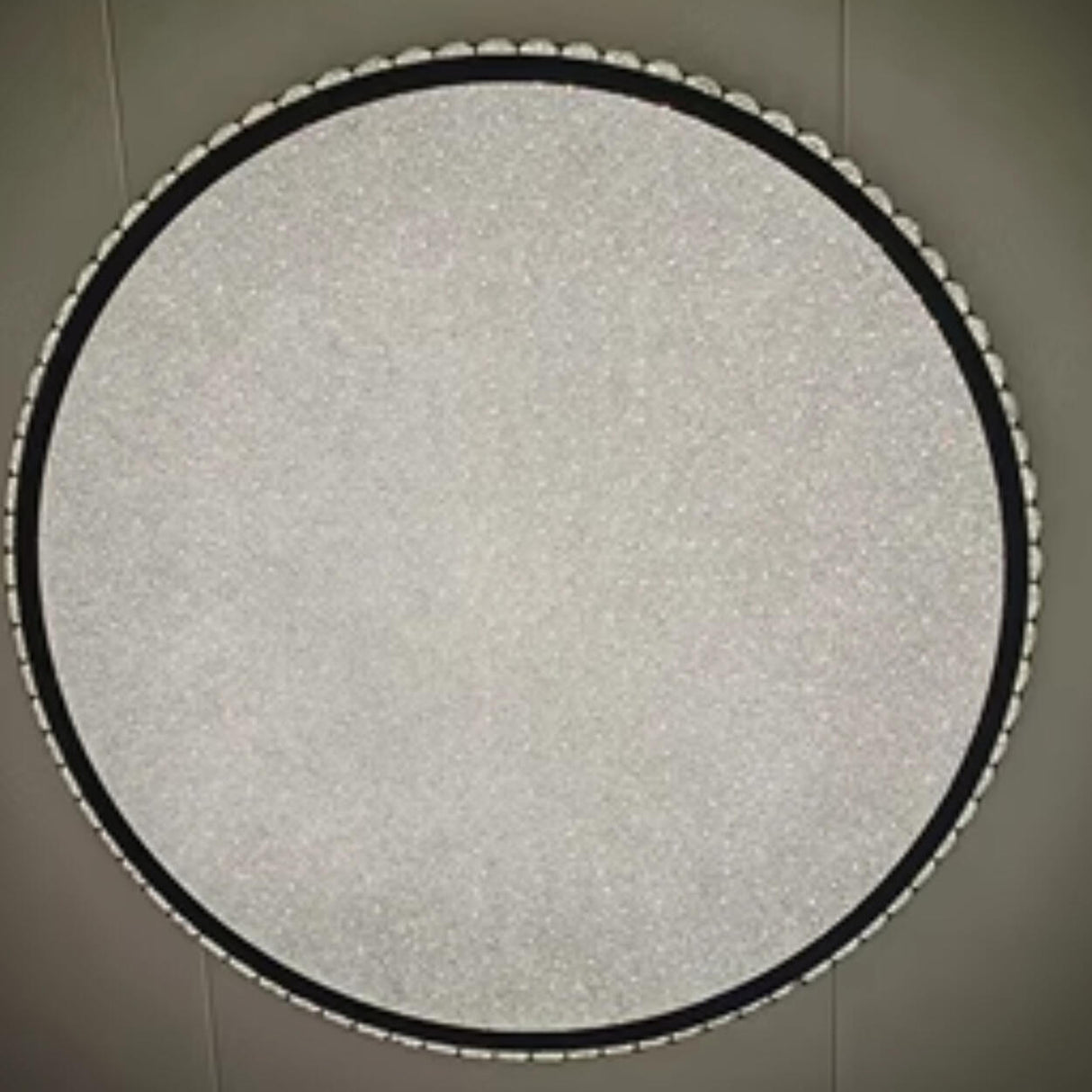 Modern Drum LED Crystal Flush Mount Ceiling Light Image - 7