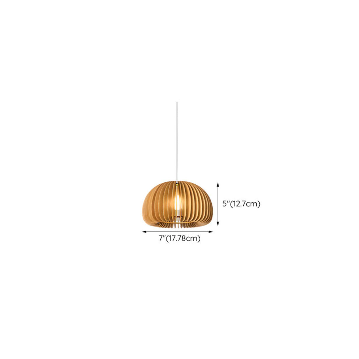 Modern Drum Pendant Lamp Adjustable Height