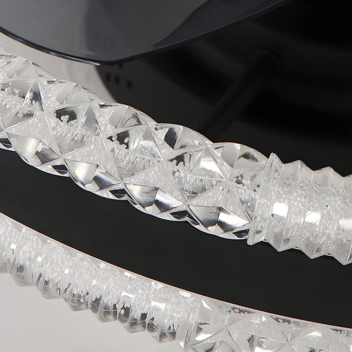 Modern Elegant Flush Ring Ceiling Fan with LED Light Image - 16