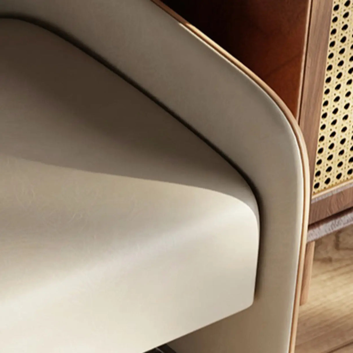 Modern Entryway Bench with Shoe Storage and Drawer Image - 6