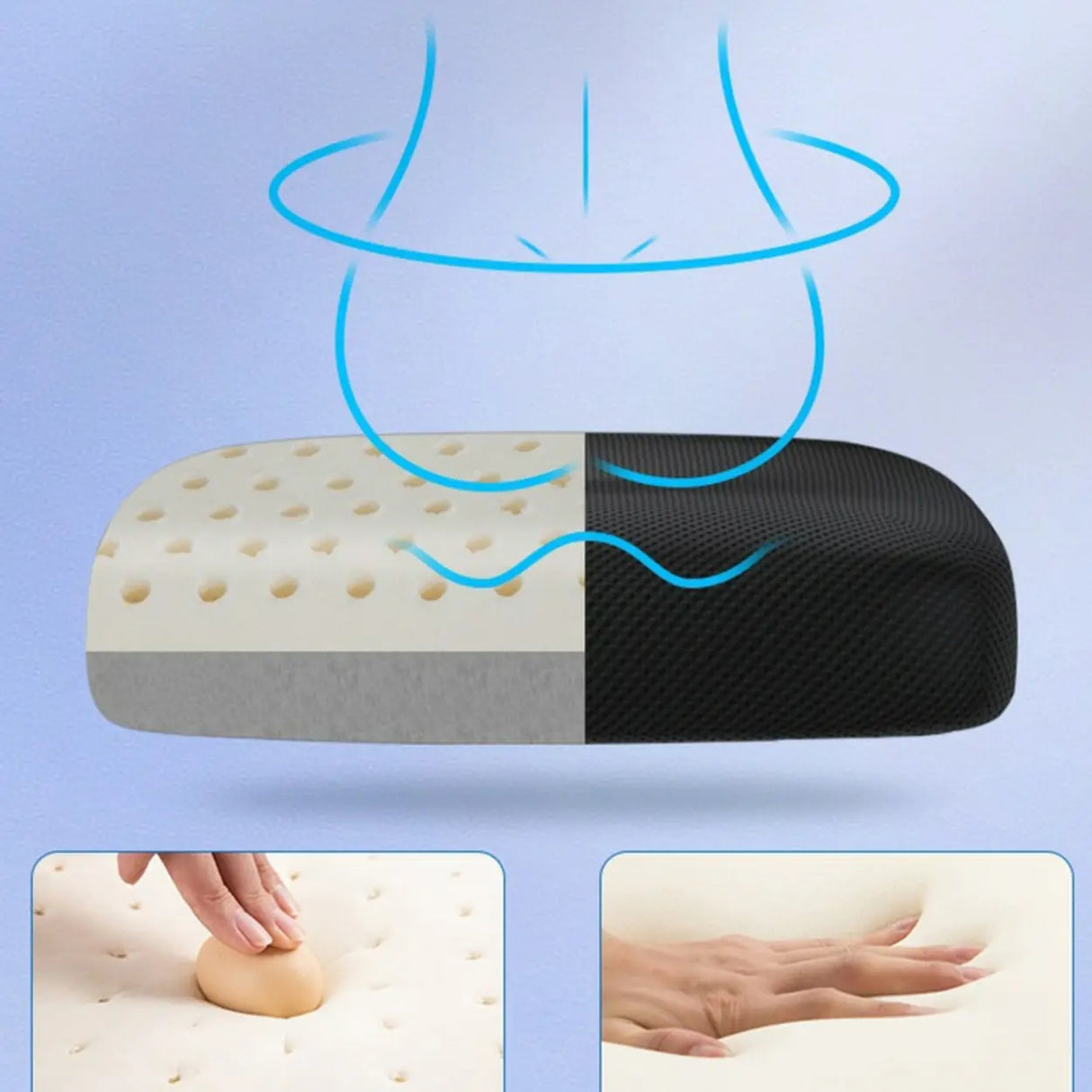 Modern Ergonomic Mesh Adjustable Arms Office Chair Image - 16