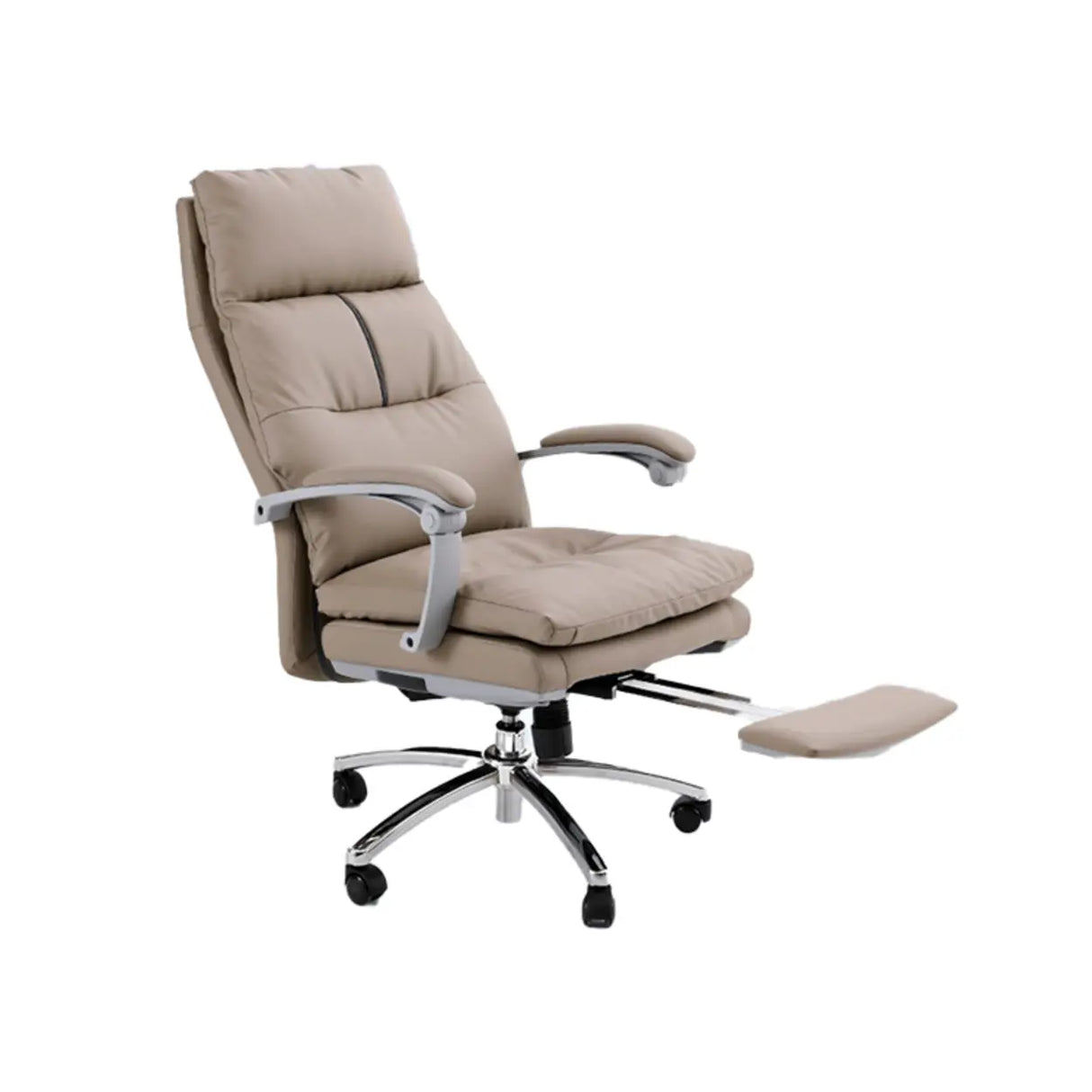 Modern Executive Leather Adjustable Boss Office Chair Image - 5