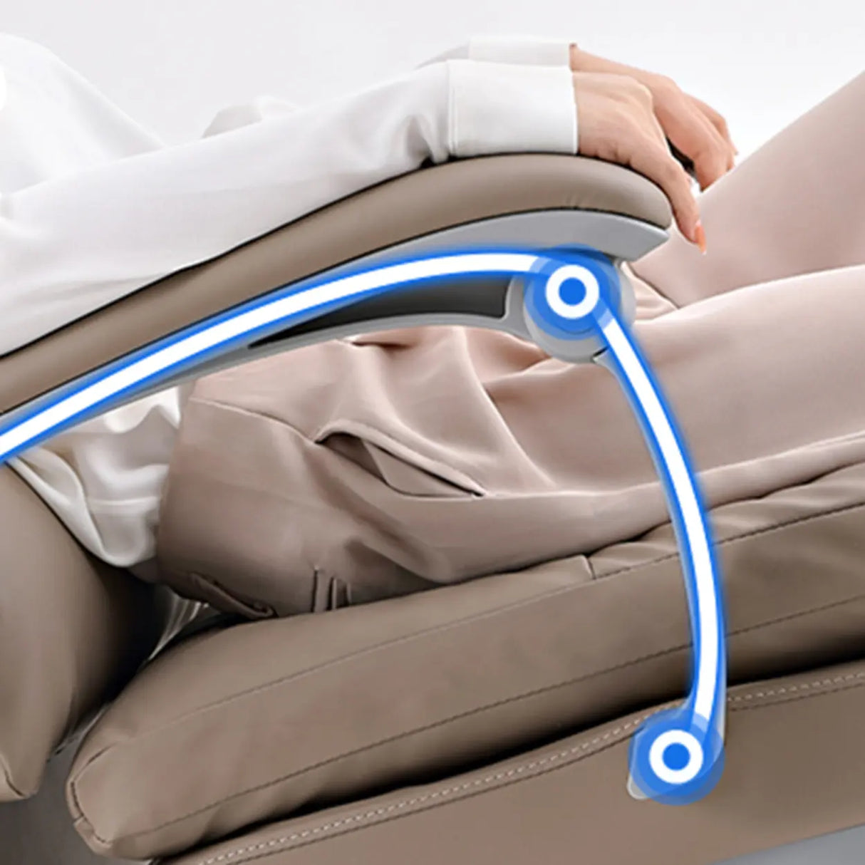 Modern Executive Leather Adjustable Boss Office Chair Image - 7