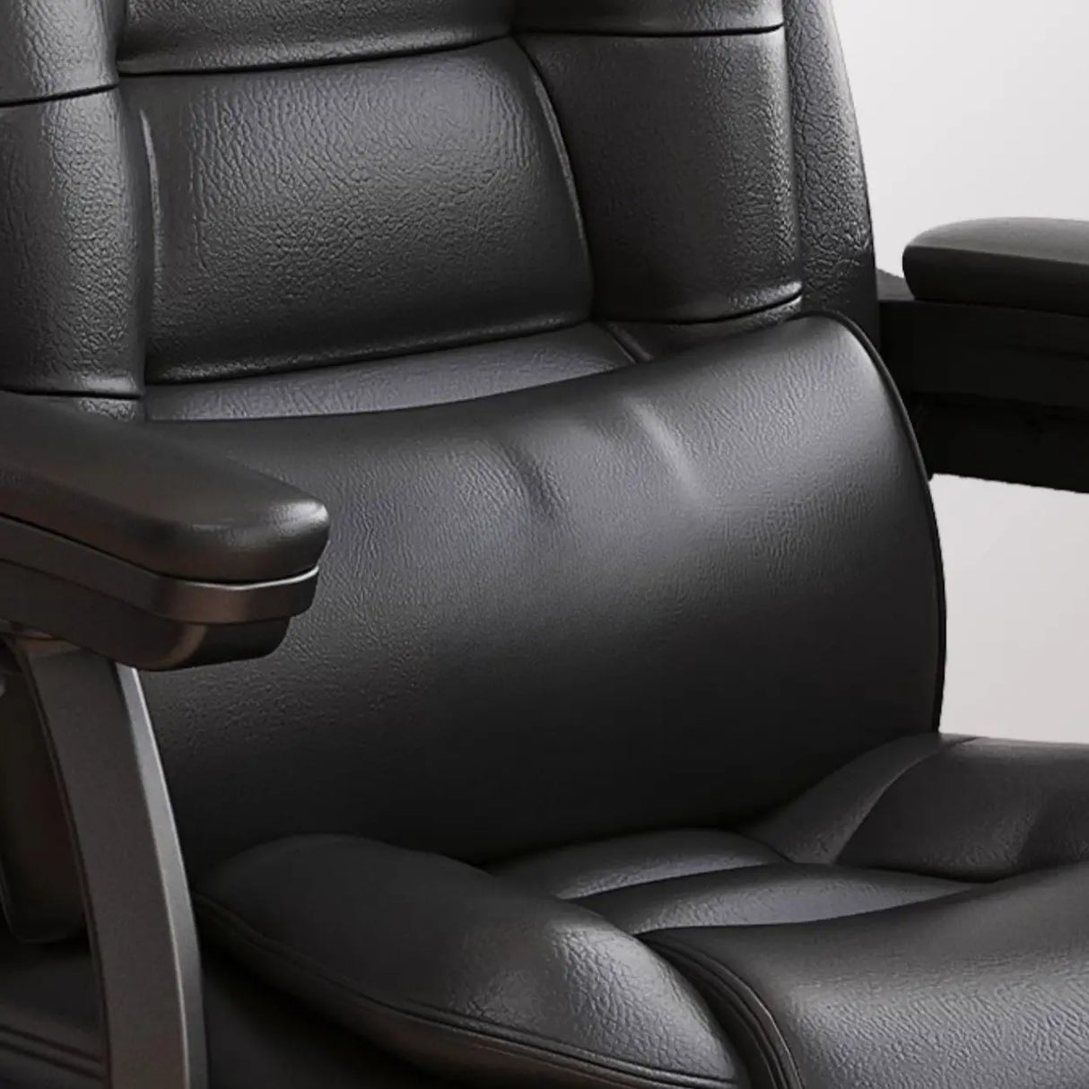Modern Executive Leather Recliner Office Chair with Footrest Image - 6