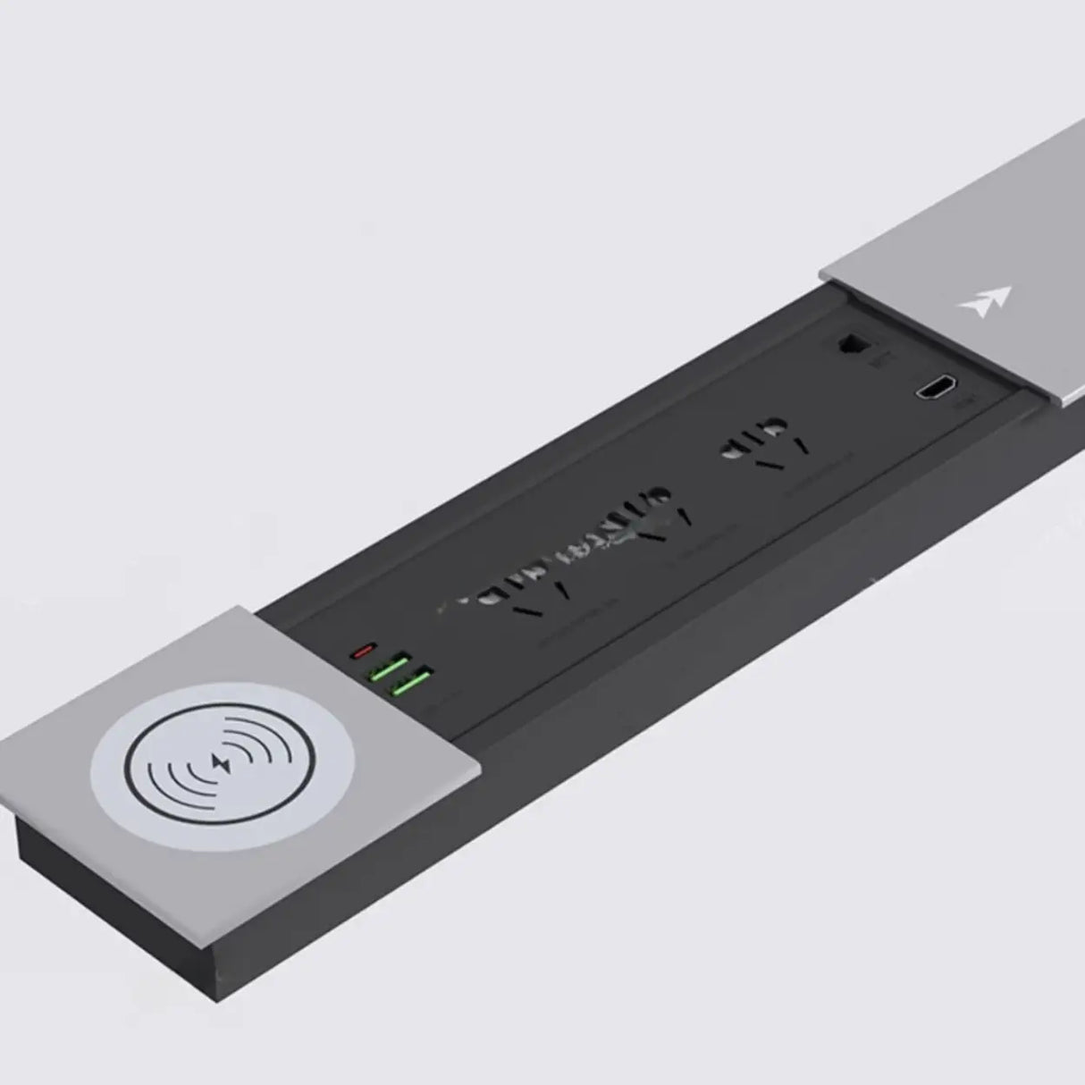 Modern Fixed Height L-Shaped Long Wooden Executive Desk Image - 7