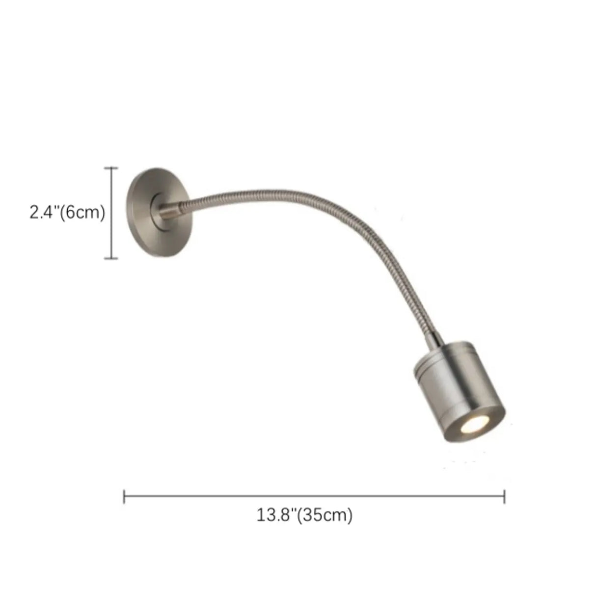 Modern Flexible Gooseneck Gold LED Metal Wall Sconce Image - 18