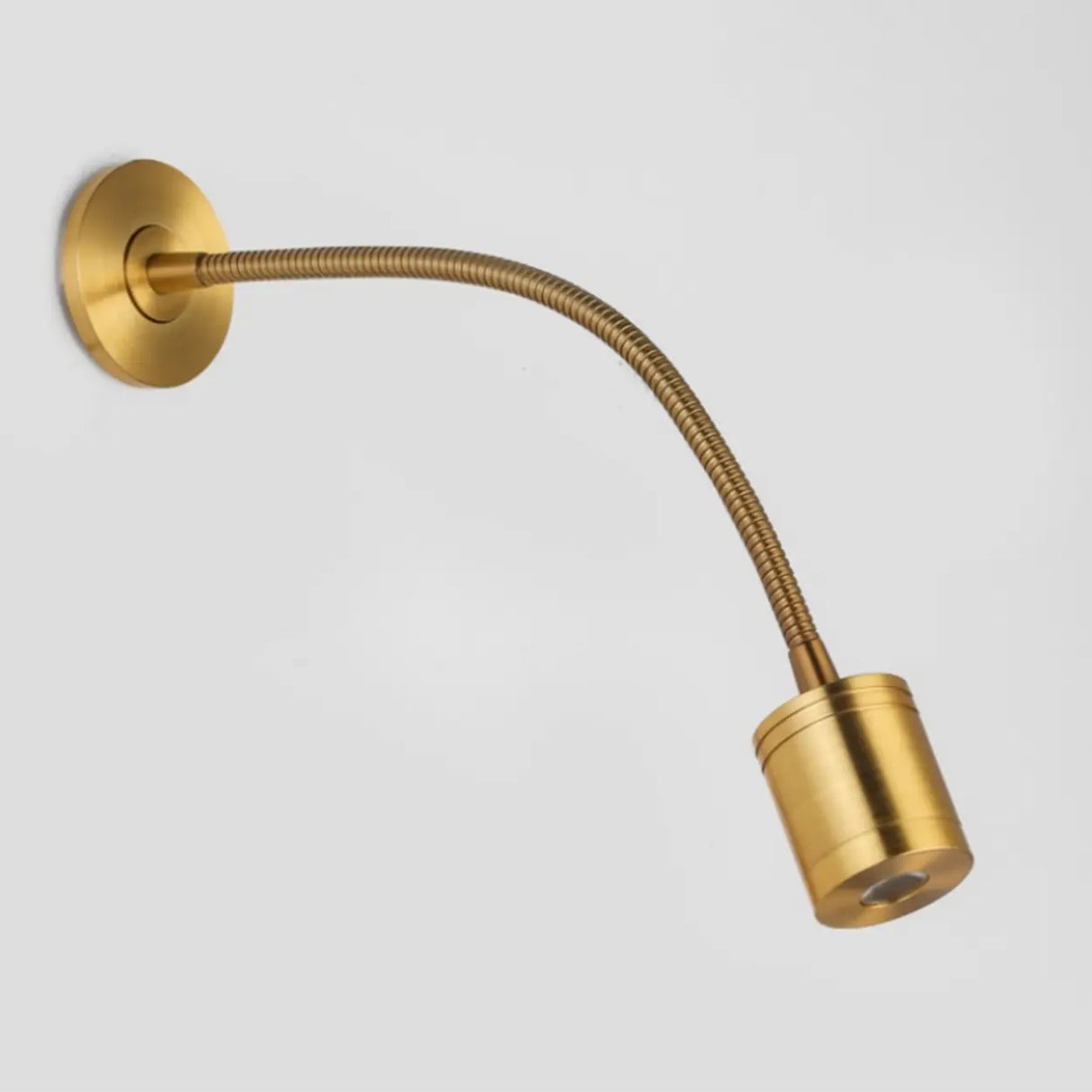 Modern Flexible Gooseneck Gold LED Metal Wall Sconce Image - 4