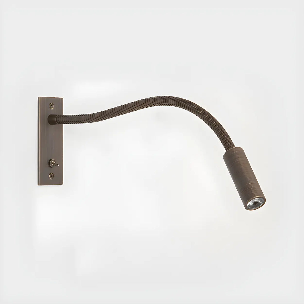 Modern Flexible Gooseneck Gold LED Metal Wall Sconce Image - 5