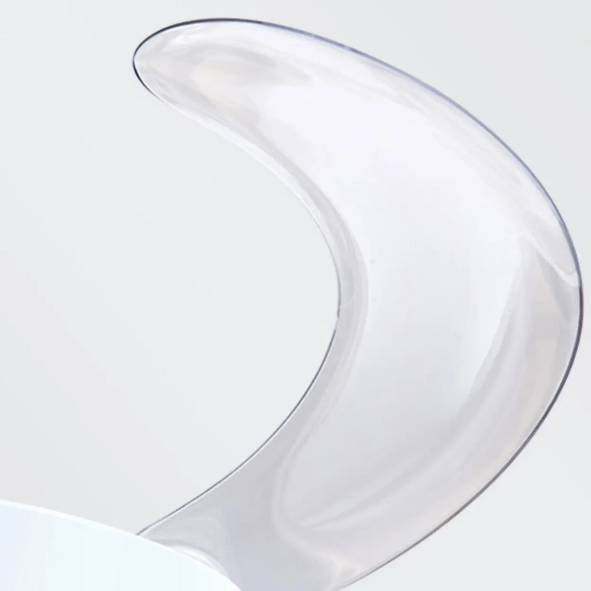 Modern Flower Shape LED Polymer White 4-Blade Retractable Ceiling Fan Light Image - 6