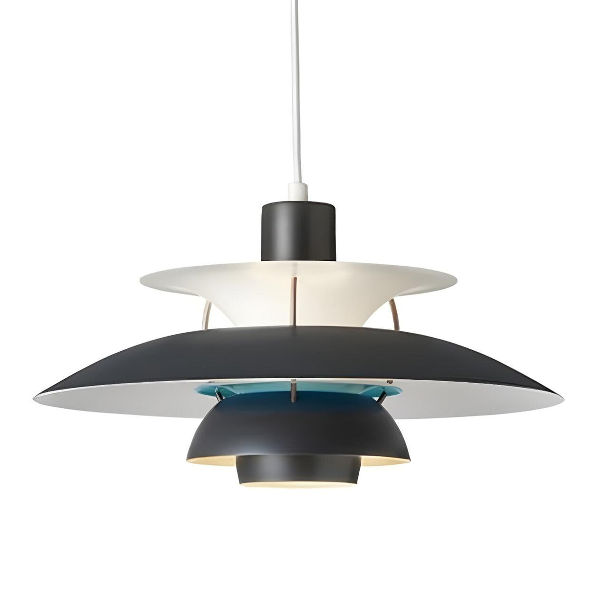 Modern Flying Saucer Layered Living Room Pendant Light Image - 10
