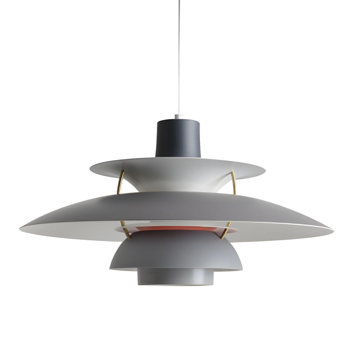 Modern Flying Saucer Layered Living Room Pendant Light Image - 11