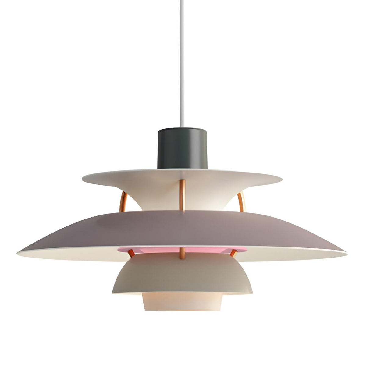 Modern Flying Saucer Layered Living Room Pendant Light Image - 12