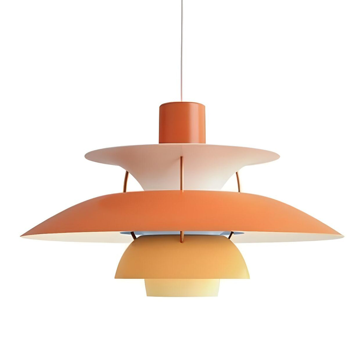 Modern Flying Saucer Layered Living Room Pendant Light Image - 14