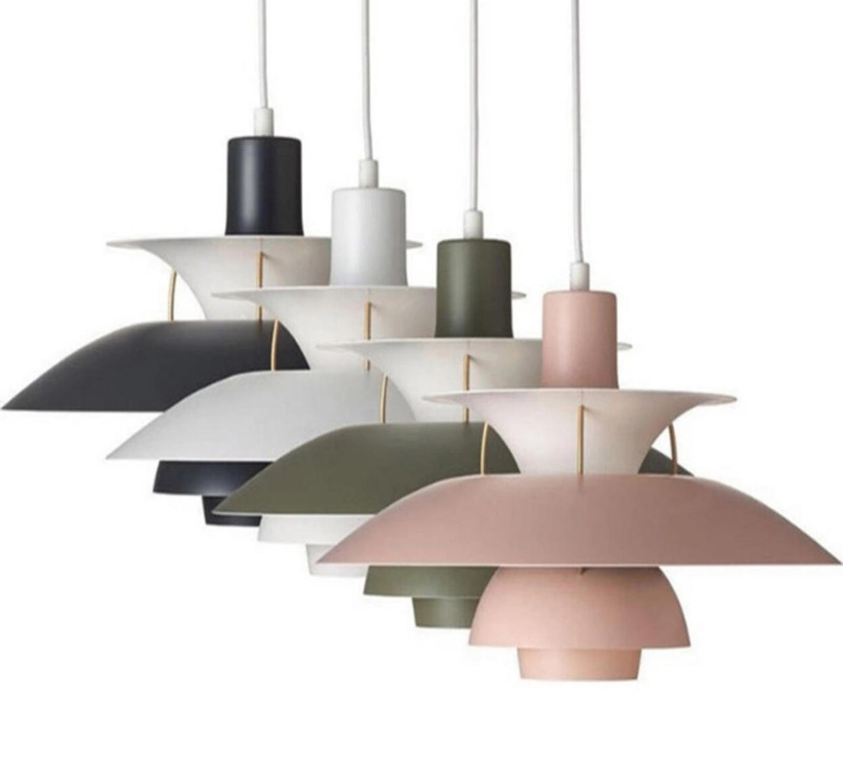 Modern Flying Saucer Layered Living Room Pendant Light Image - 16