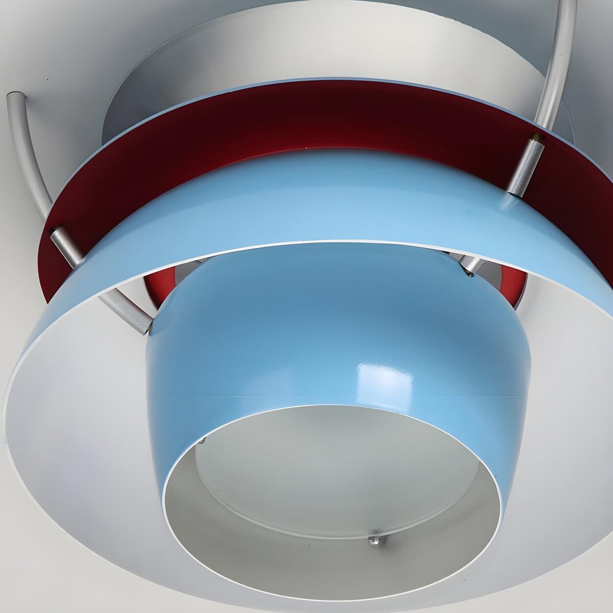 Modern Flying Saucer Layered Living Room Pendant Light Image - 21