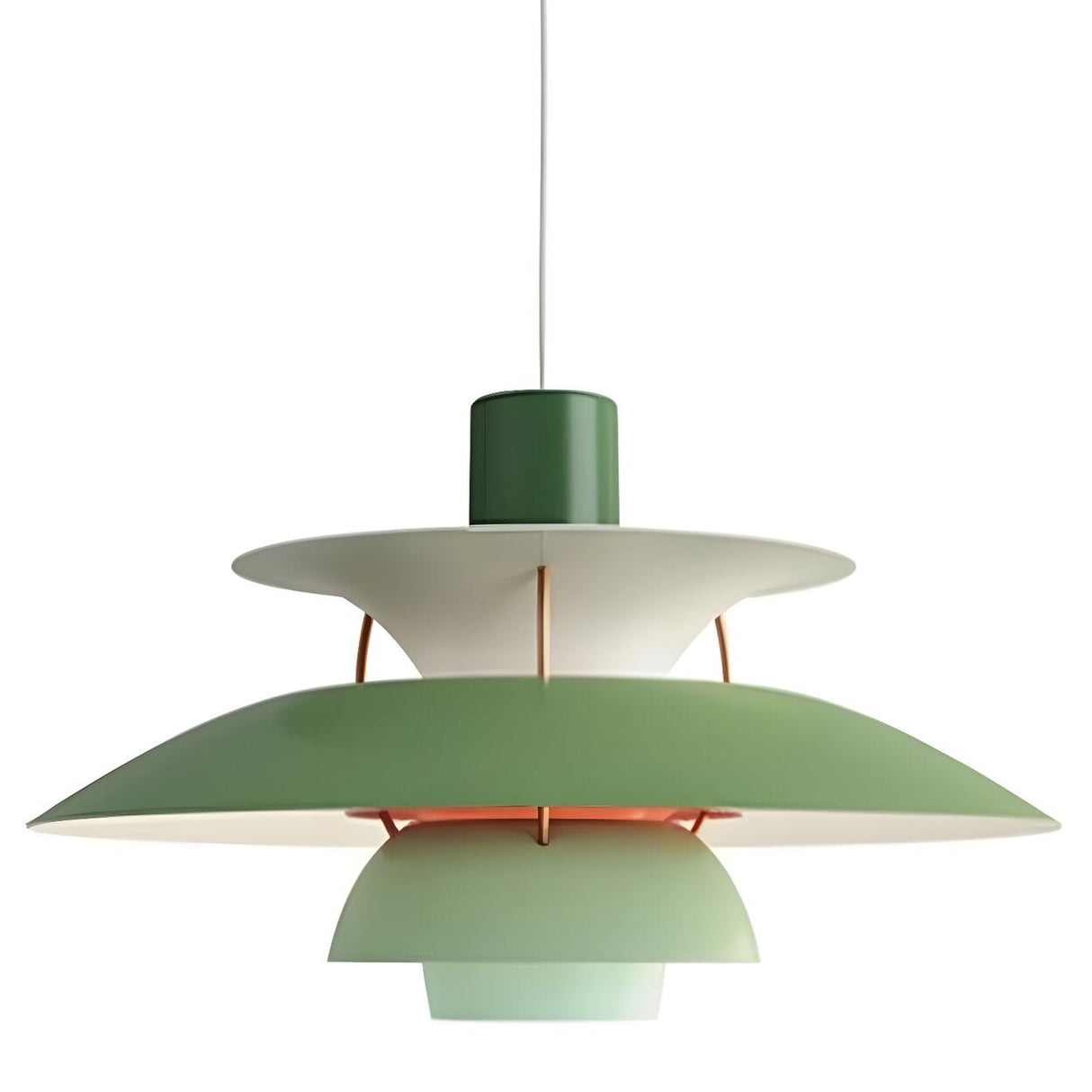 Modern Flying Saucer Layered Living Room Pendant Light Image - 23
