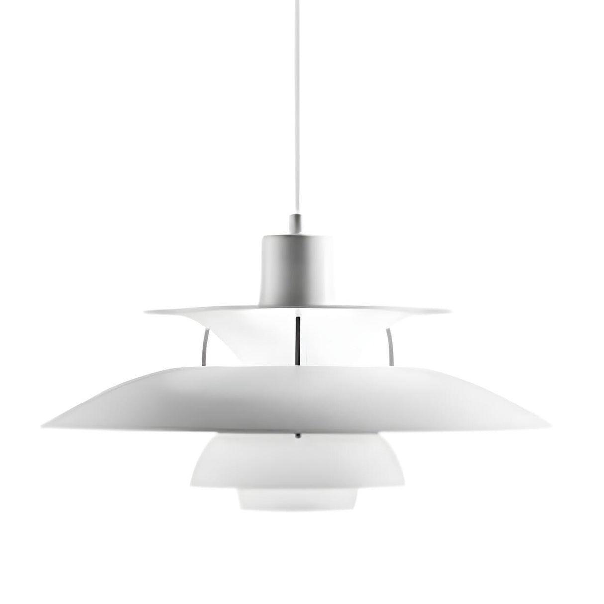 Modern Flying Saucer Layered Living Room Pendant Light Image - 3