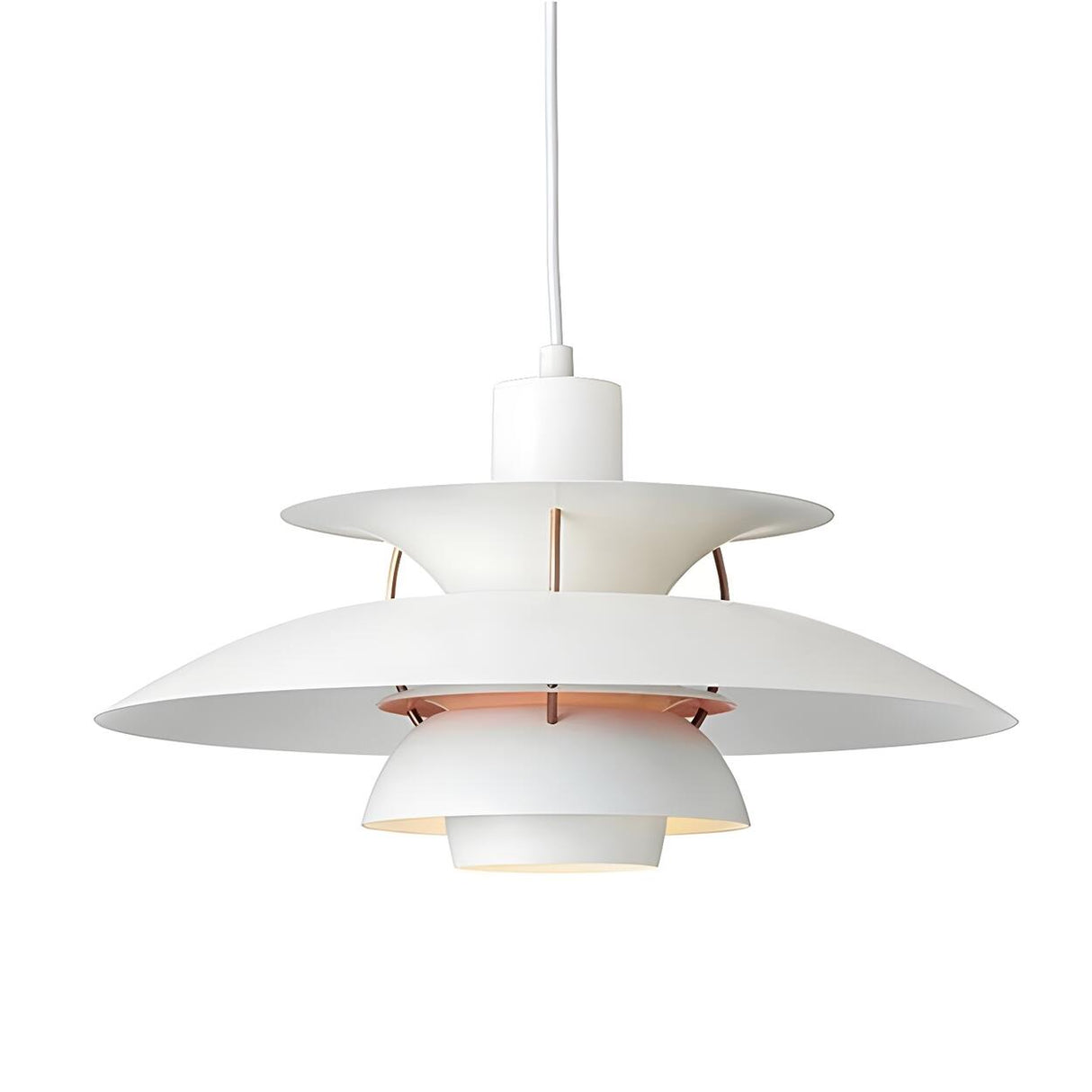 Modern Flying Saucer Layered Living Room Pendant Light Image - 6