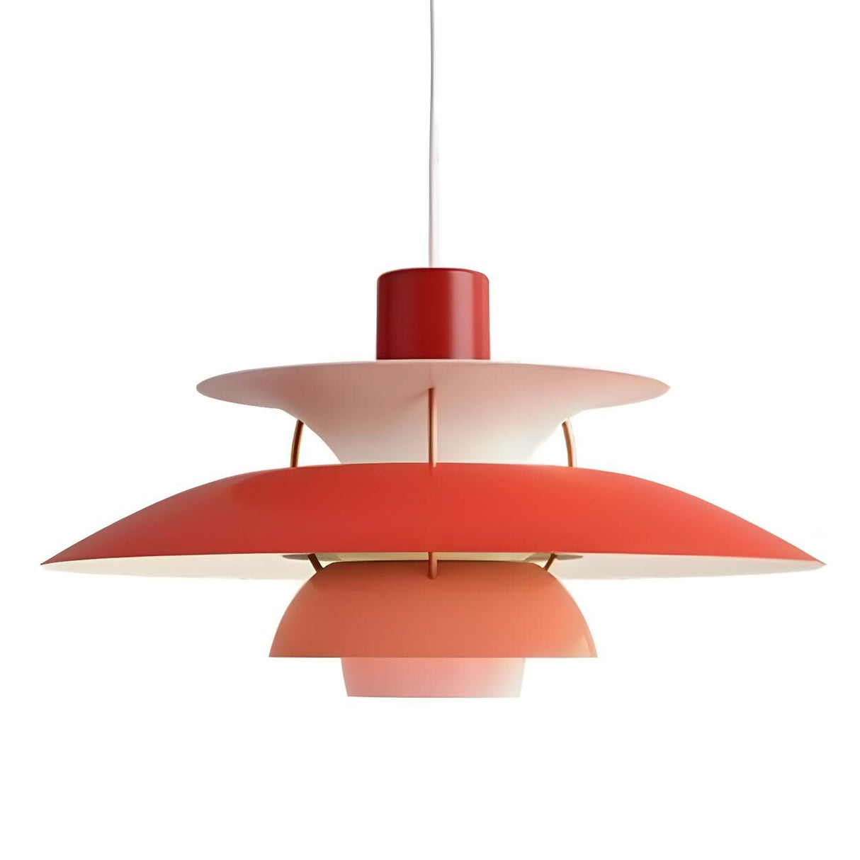 Modern Flying Saucer Layered Living Room Pendant Light Image - 9