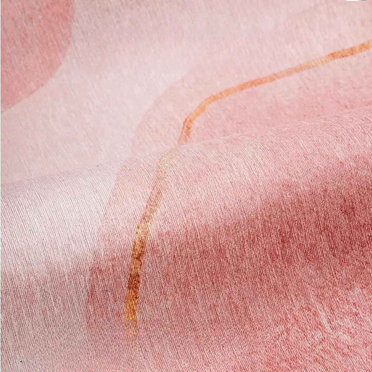 Modern Geometric Flannel Beige Anti-slip Area Rug Image - 10