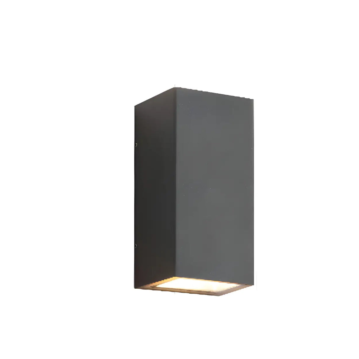 Modern Geometric Metal Outdoor Up Down Wall Light Image - 3