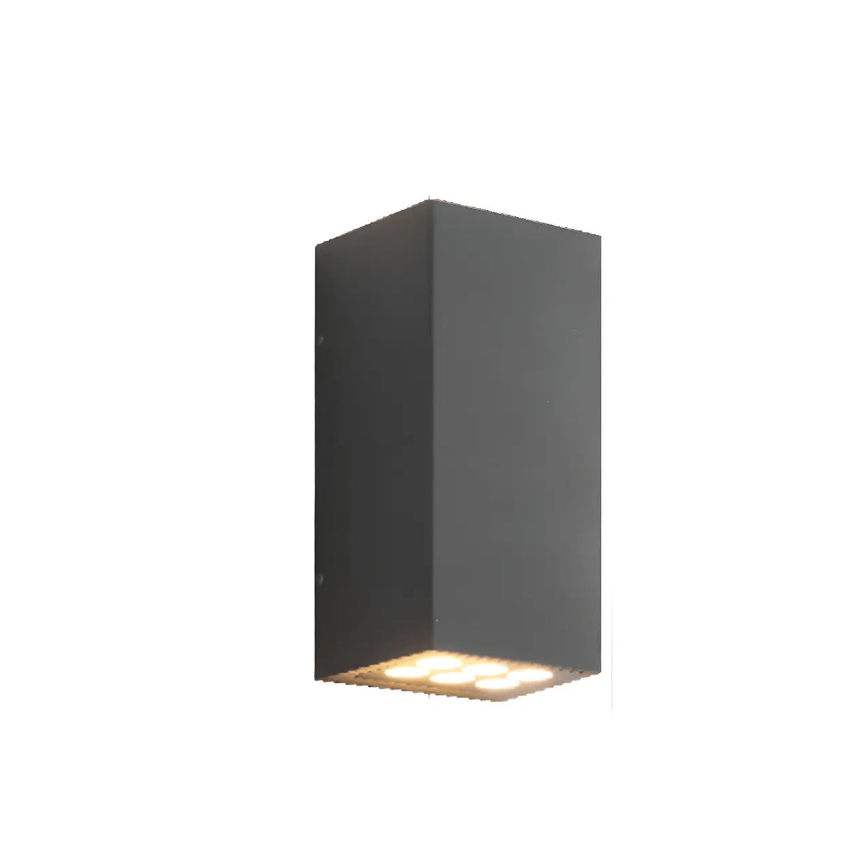 Modern Geometric Metal Outdoor Up Down Wall Light Image - 7