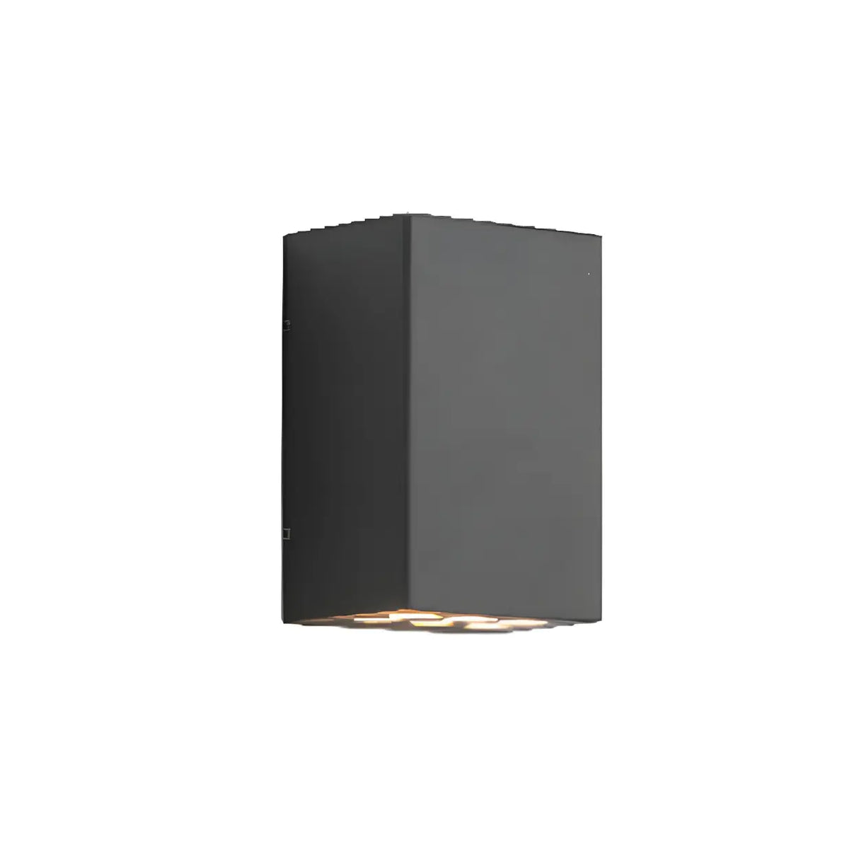 Modern Geometric Metal Outdoor Up Down Wall Light Image - 9