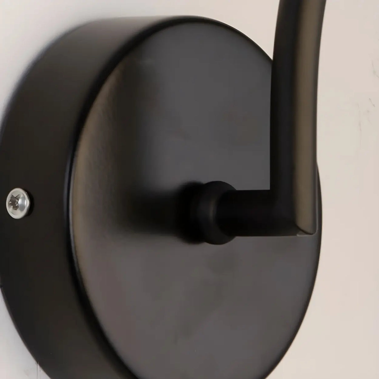 Modern Globe Glass Wall Light with Black Finish Image - 18