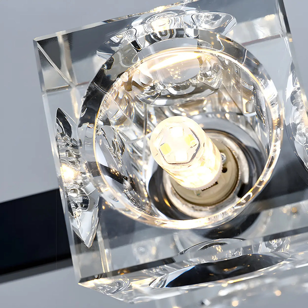 Modern Gold Crystal Linear Chandelier for Dining Room Image - 13